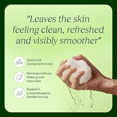Leaves skin clean, refreshed and visibly smoother